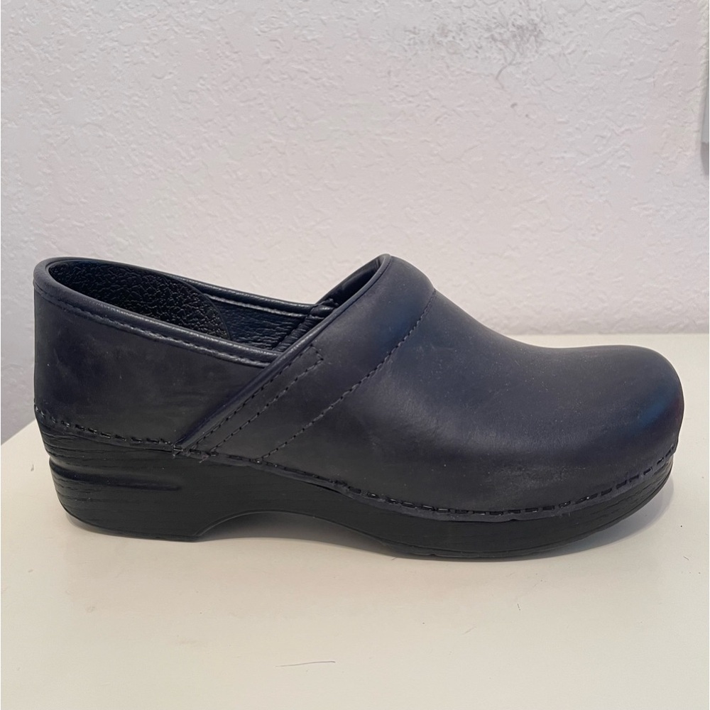Dankso Clogs Shoes Black Leather Size 40 - Picture 9 of 11